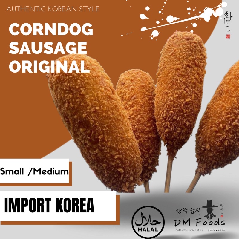 Jual CORNDOG Sausage extra saus AUTHENTIC CORNDOG SOSIS MOZARELA