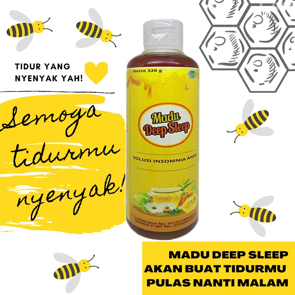 madu deep sleep - madu herbal alami atasi susah tidur insomnia - madu tidur - spesialis insomnia