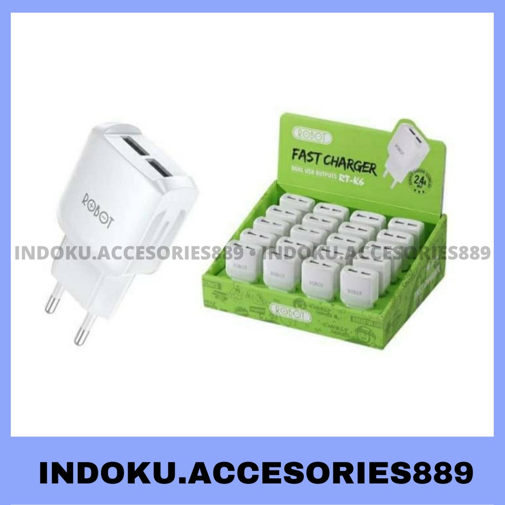 Adaptor Robot RT-K6 2.4A Original