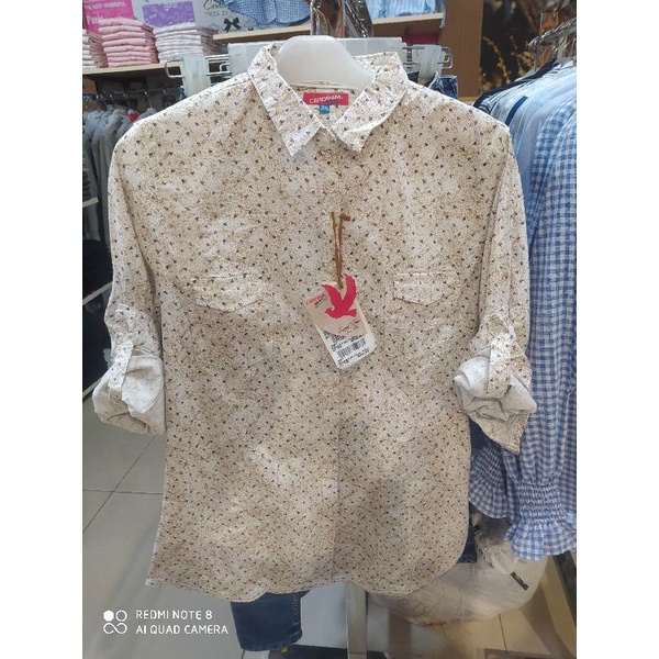 kemeja cewek cardinal