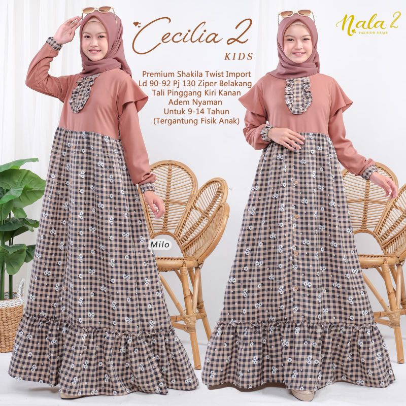 Gamis anak Cecilia Kids