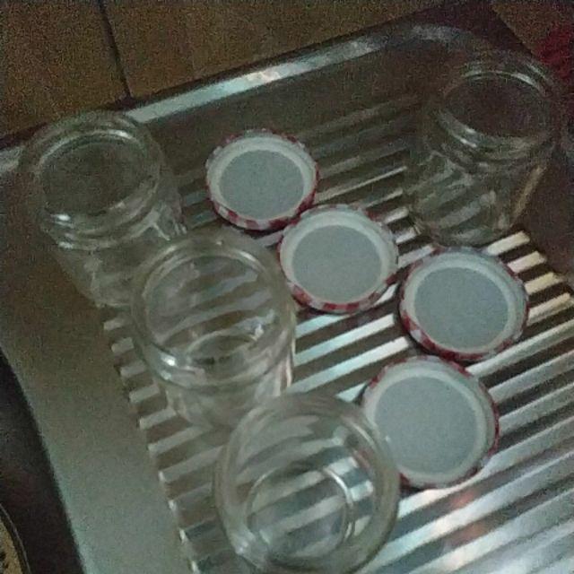 Little Red Hood Glass Jar 200 Ml / Toples Kaca Mini Tutup Stainless