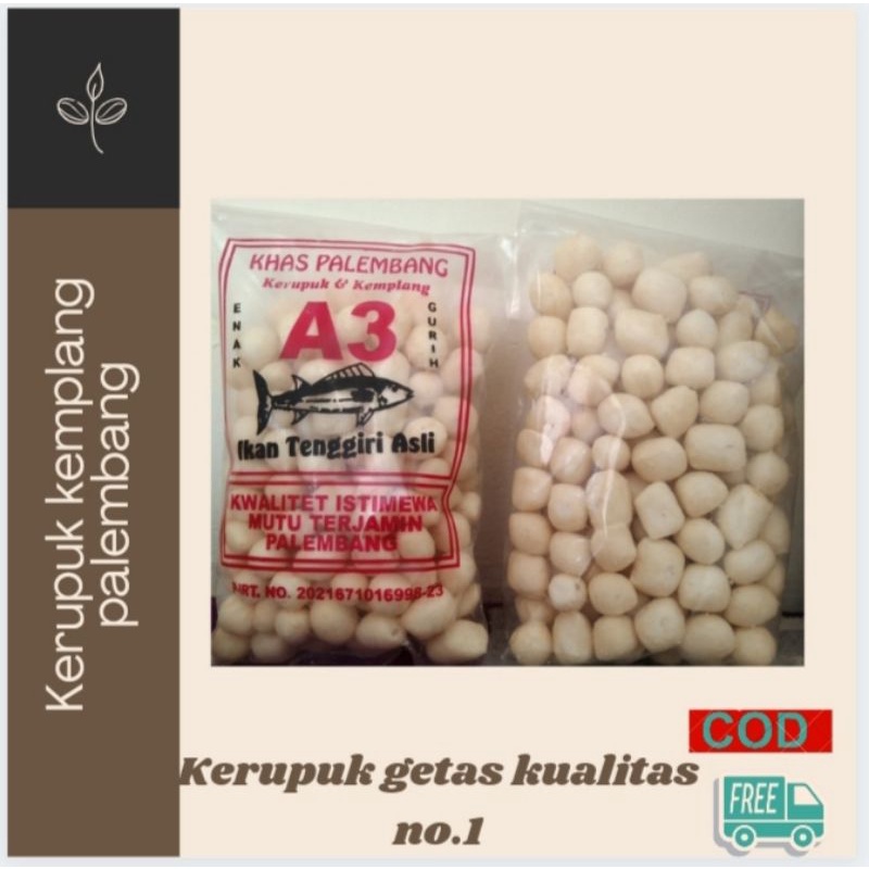 Kerupuk getas super kwalitas no.1 / getas super / Getas ikan tenggiri / getas enak dan gurih