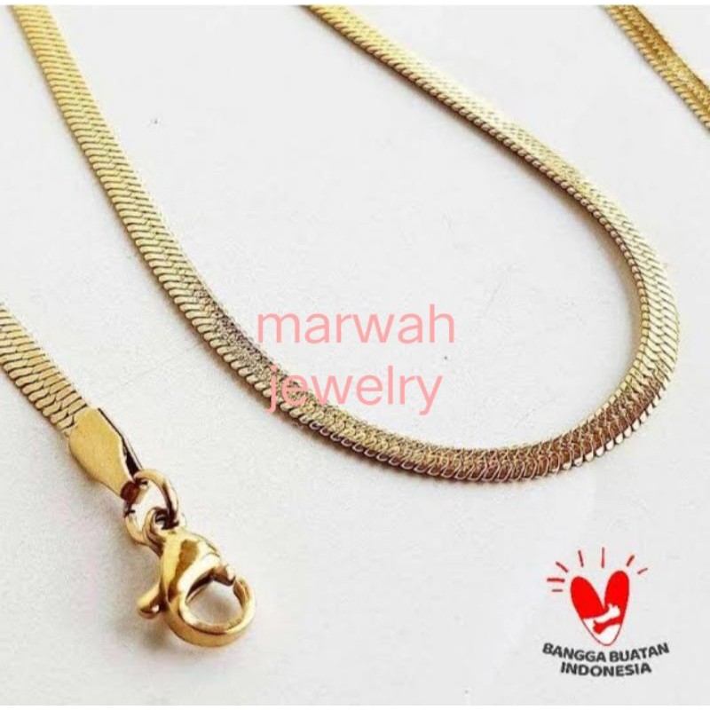 KALUNG TITANIUM EMAS