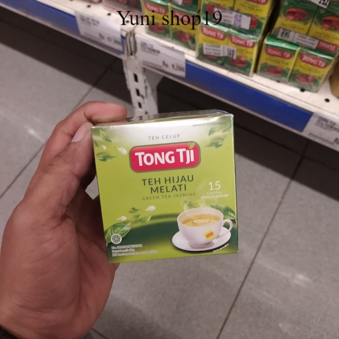 

teh tongji green tea jasmine isi 15 sachet