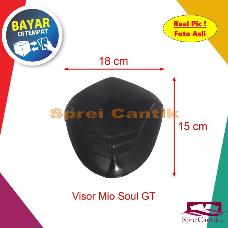 Visor Windshield Yamaha MIO SOUL GT 115 - Variasi Aksesoris Tameng Motor Depan