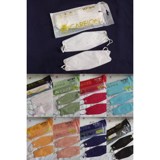 Careion KF94 Warna / Masker KF94 Careion / KF94 Careion / Masker KF94 Careion 4 ply