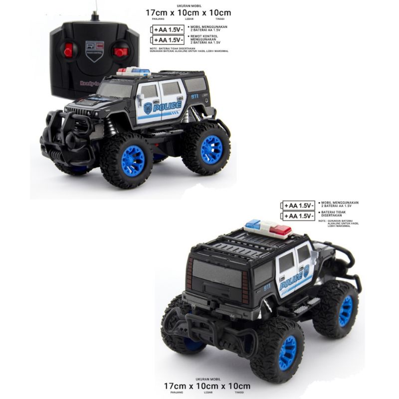 City Squad Machines Remote Control Police Car Original / Mobil Polisi RC Remote