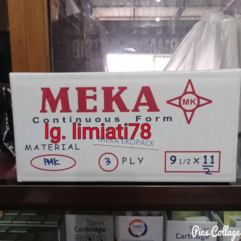 

Kertas Continues Form MEKA Ukuran : 91/2 x 11 : 2 WPY