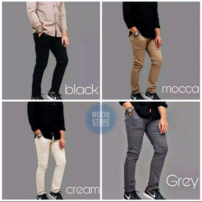 CELANA CHINO PANJANG PRIA / CELANA KATUN PRIA SIZE27-38