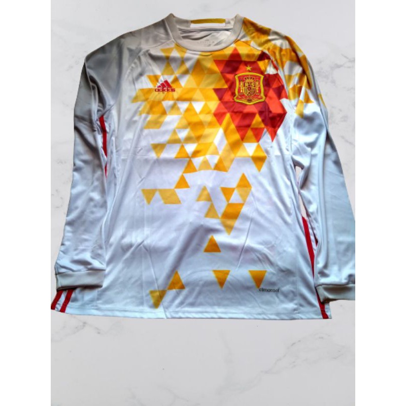 Jersey Spanyol Spain Away 2016 Longslevee / Lengan Panjang