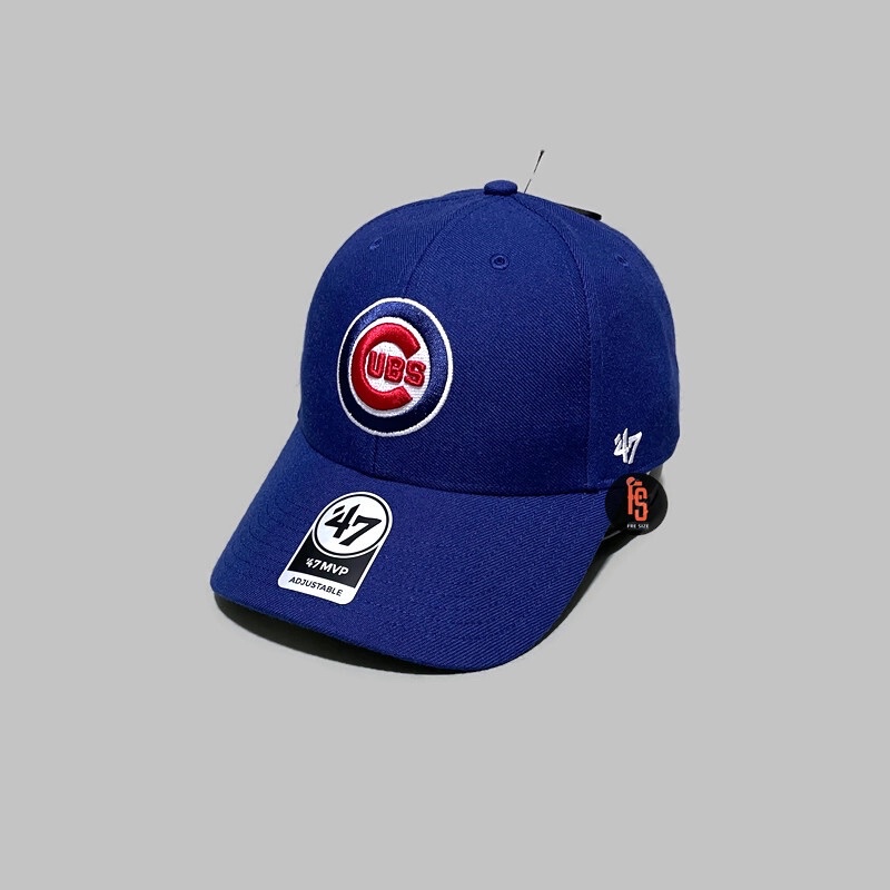 TOPI ORIGINAL 47 MVP LOGO CHICAGO CUBS BLUE