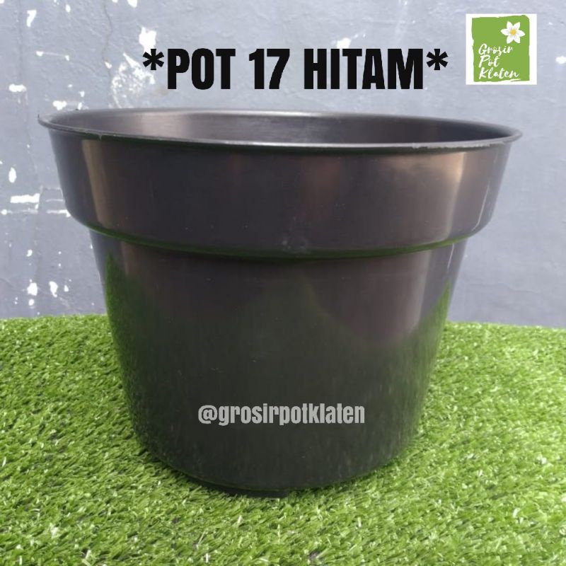 Pot Bunga Hitam 17 Pot Hitam Murah Harga Grosir Termurah