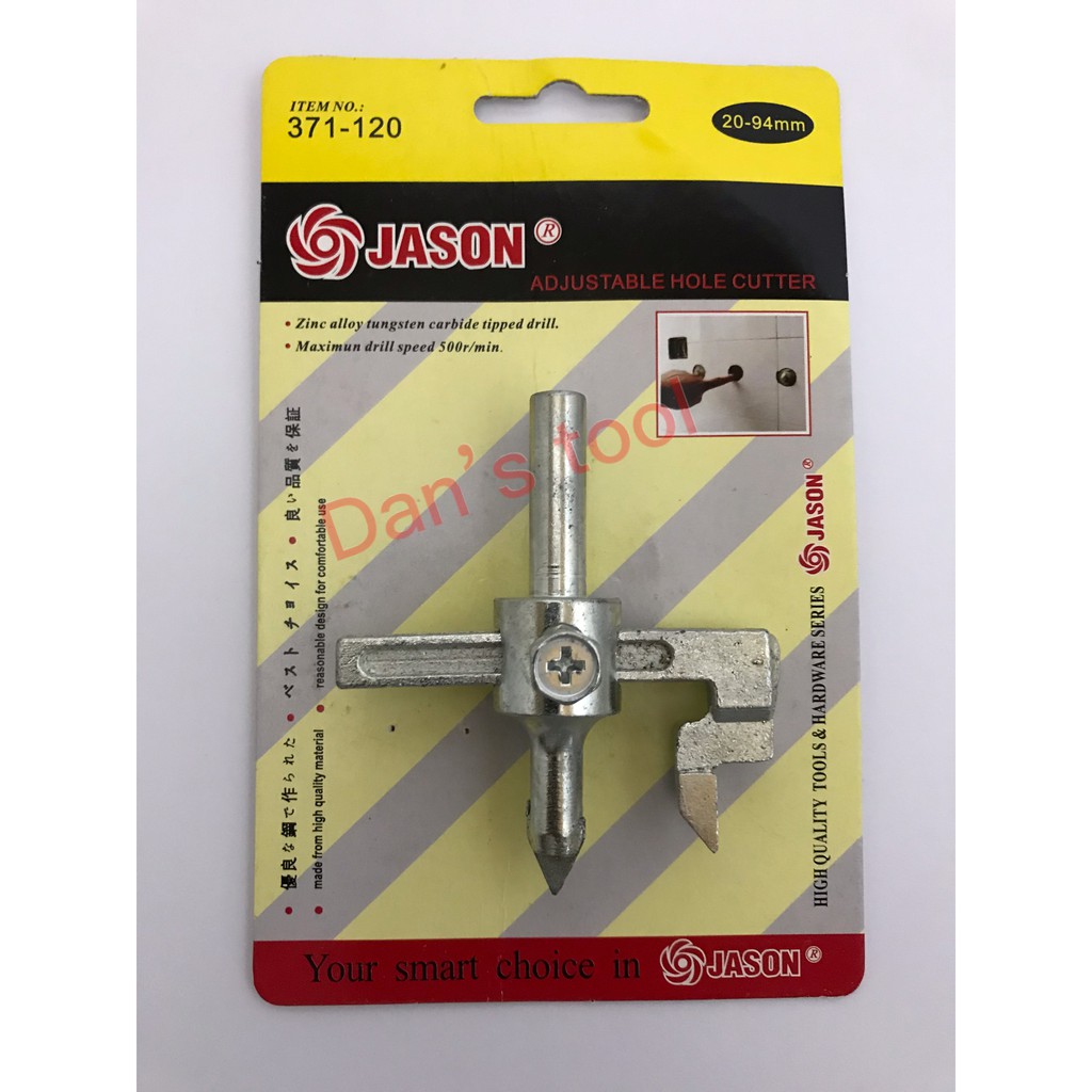 Pembolong Keramik 20-94 mm / Mata Bor Keramik / Adjustable Hole Cutter