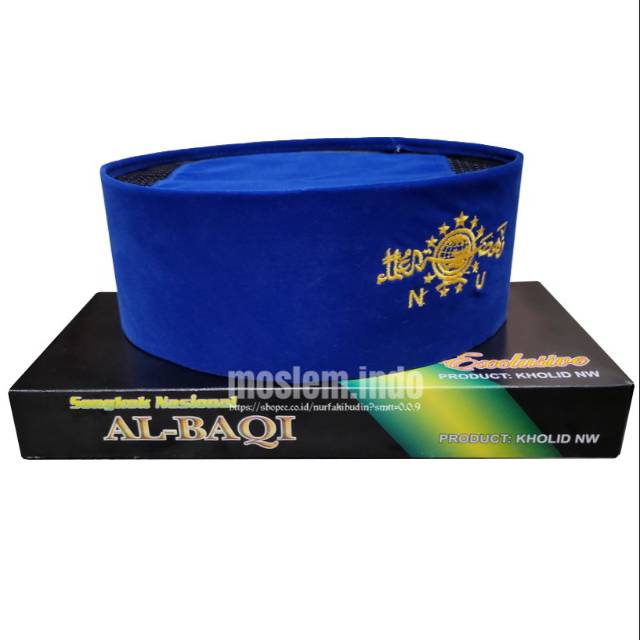 peci NU beludru biru