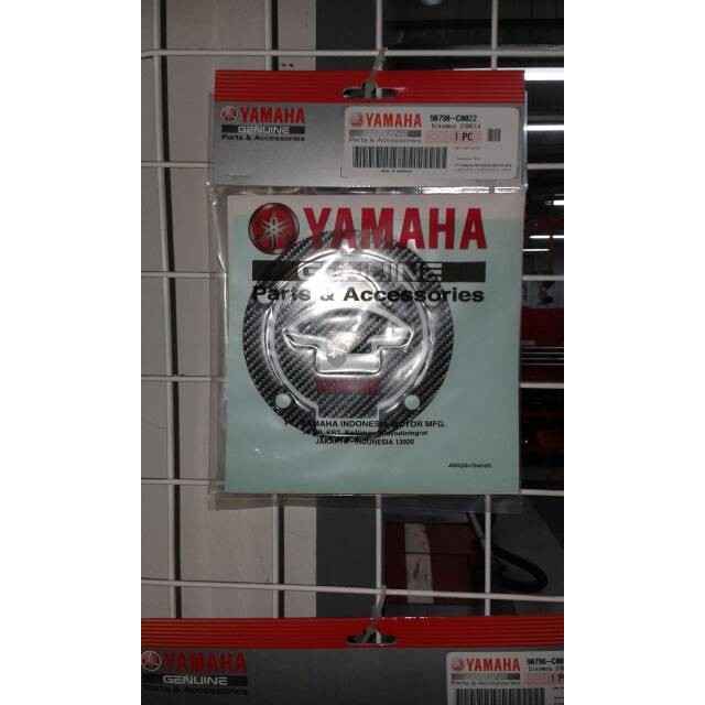 JUAL Fuel Cap Pad kit / Tutup tanki Aksesoris motor sport / laki original yamaha New Vixion R15 R25