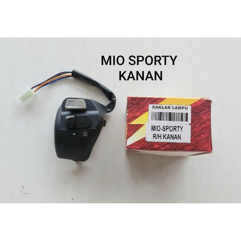 Saklar Lampu Kanan /  Holder Kanan MIO SPORTY MIO LAMA MIO SMILE / Tombol Lampu Kanan merk Tokaido