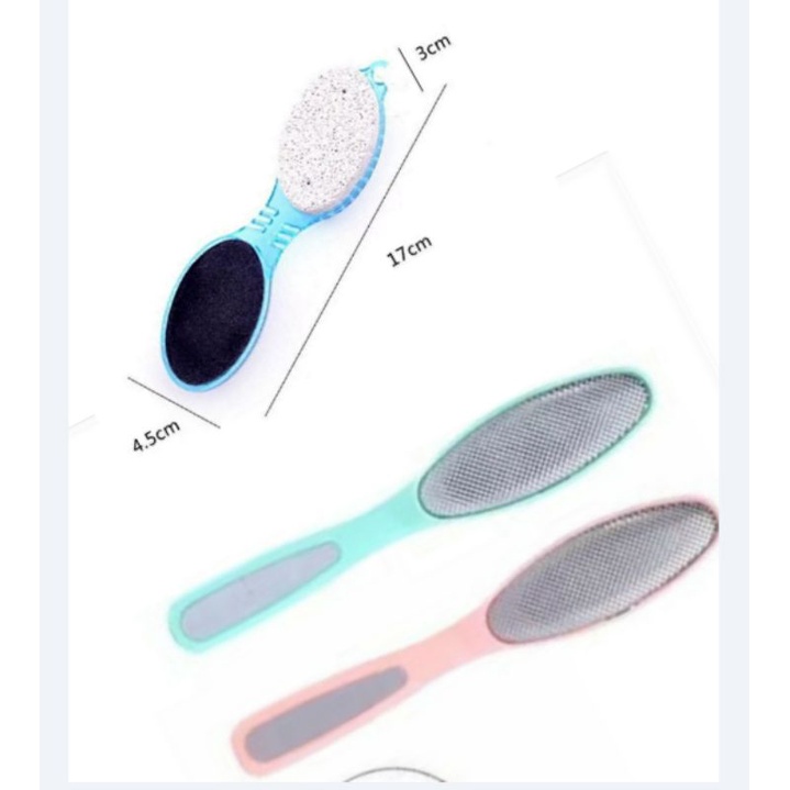 Pengosok kaki tumit pedicure 4step paddle brush