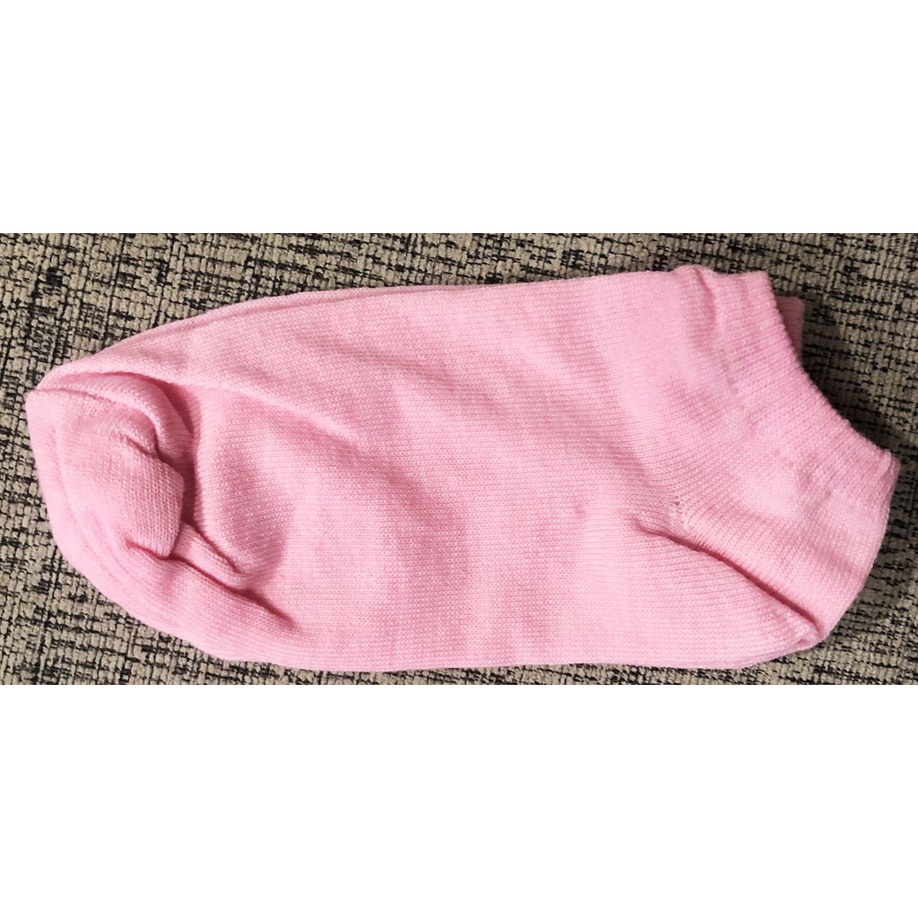 Kaos Kaki Wanita Polos Pendek Aksesoris Sepatu Murah Semata Kaki - LPM Shop-PINK MUDA POLOS KKI