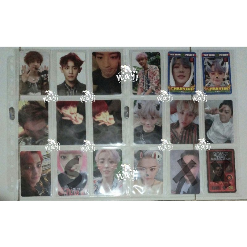 

Photocard PC Official Album Chanyeol EXO