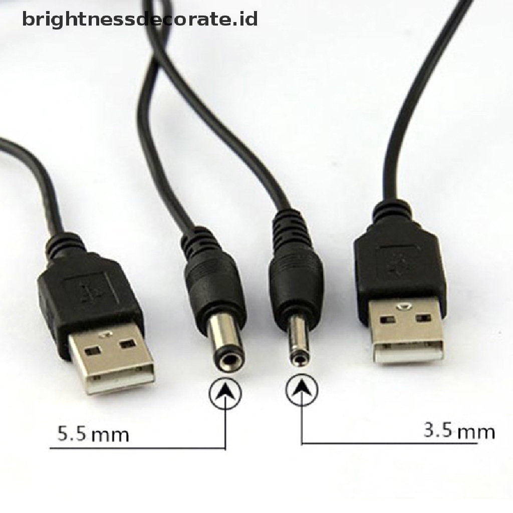 Kabel Power Usb Port Ke 2.5 3.5 4.0 5.5mm 5v Dc