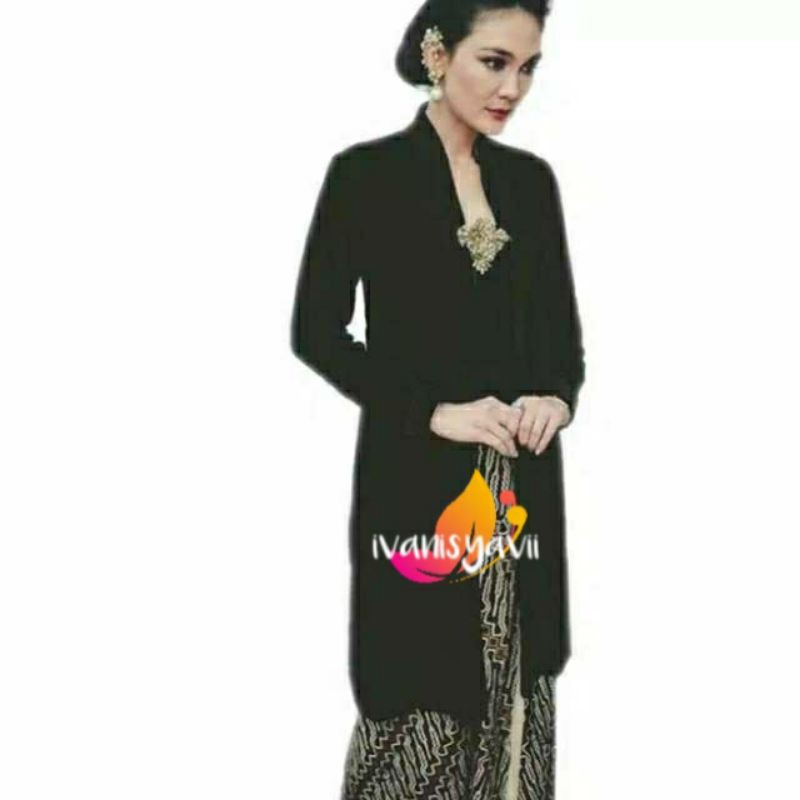 Kebaya Bludru Kutu Baru ModeL Body Panjang (WARNA LENGKAP)