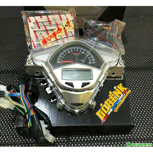 SPIDOMETER DIGITAL ORIGINAL KOSO BEAT KARBU
