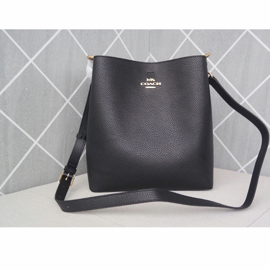 [Instant/Same Day]size:26cm  91122 91512 coach Multifunctional Town Bucket Bag Turnlock Shoulder Bag   stb