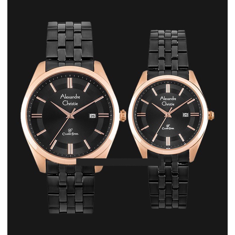 Alexandre Christie AC 8595 BBRBA Black Gold Harga Satuan