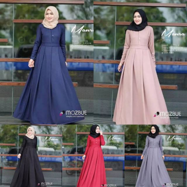 Maura Dress P - Pakaian Muslim Promo