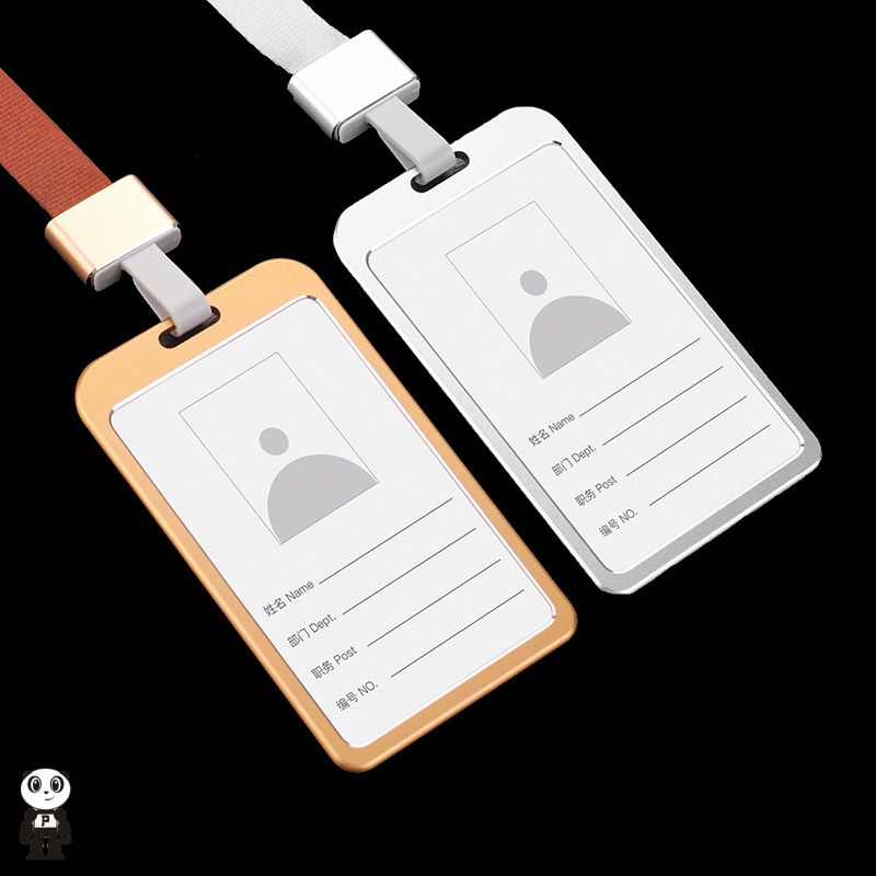 Aluminium Alloy Lanyard ID Card Holder Tali ID Card Holder