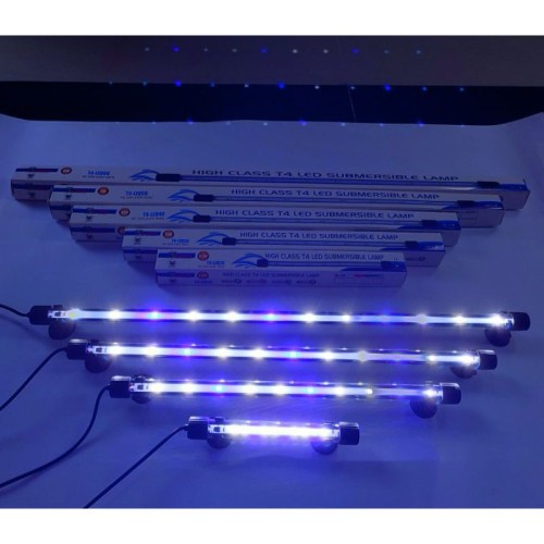 Lampu LED Aquarium 60cm SAKKAI PRO T4 Celup 60 cm warna Putih Biru