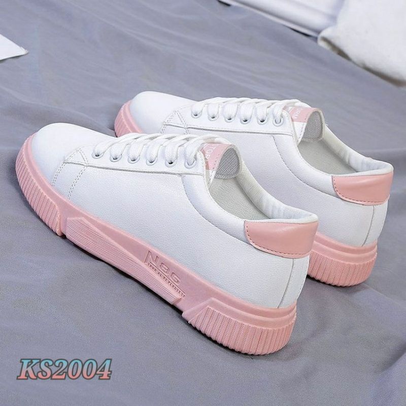 [SALE] LITTLE WHITE SNEAKERS WANITA KOREAN KS2004 IQ #Realstock