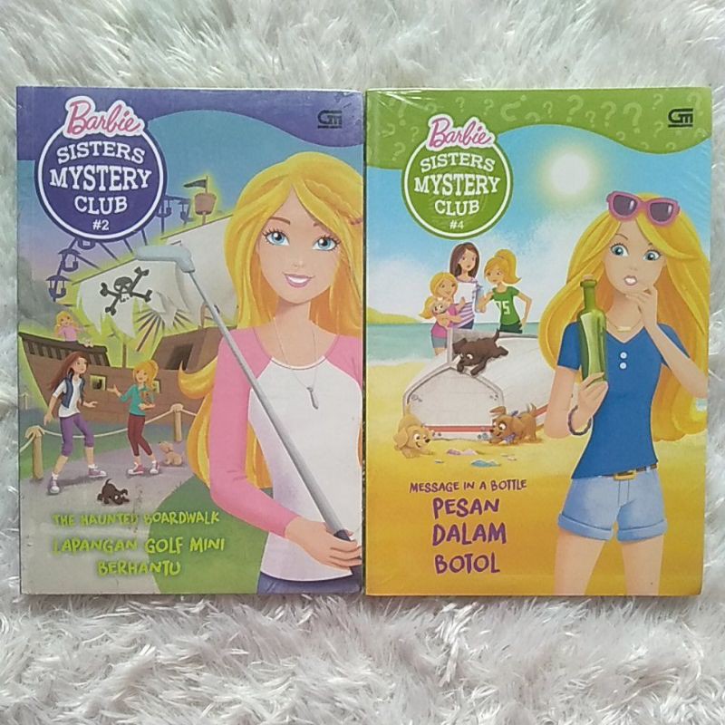 Novel Anak Disney - Barbie Sisters Mystery Club - Seri 2 dan 4