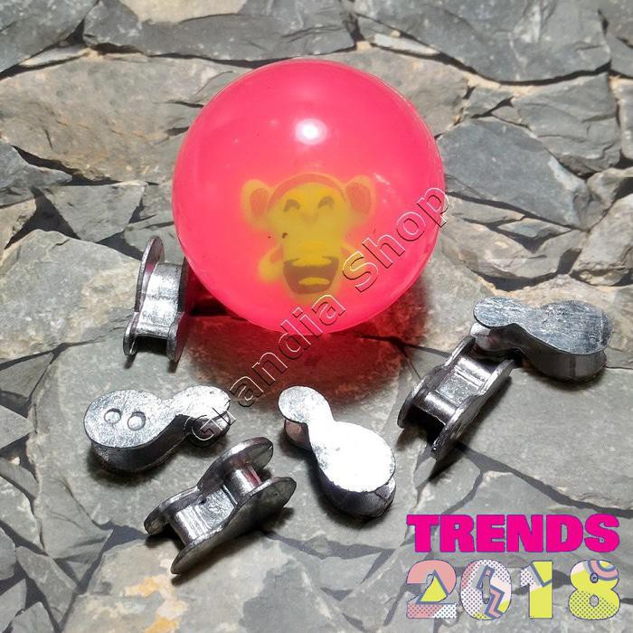 HOT Set bola bekel 4-5 cm dan 6 pit biji timah mainan jadul 90an MUMER