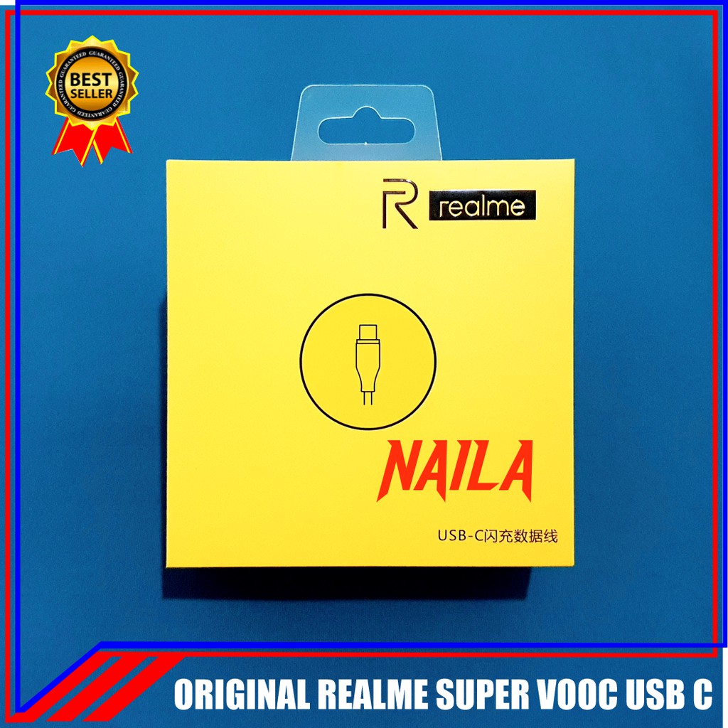 Kabel Data Realme 6 6 Pro USB C SUPER VOOC Original 100% Flash Charge