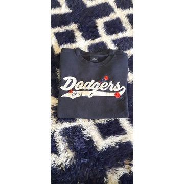 CREWNECK BRAND - MLB DODGERS LOGO BORDIR // BOO SECOND STUFF