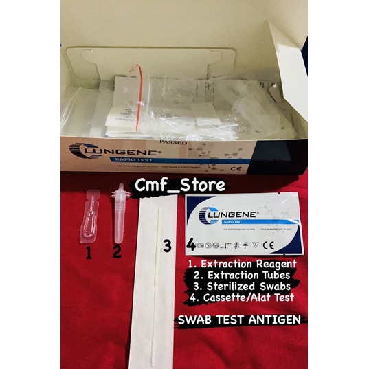 Perbox Alat 25pcs Antigen swab / Alat Test Mandiri