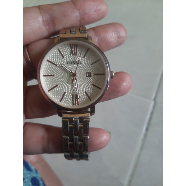 jam tangan wanita fossil second
