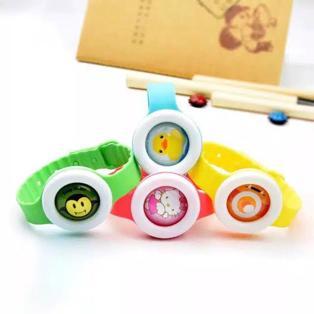 Gelang Anti Nyamuk Bayi Anak Bikit Guard Bracelet Penangkal Nyamuk Pin Stiker Anti Nyamuk S20