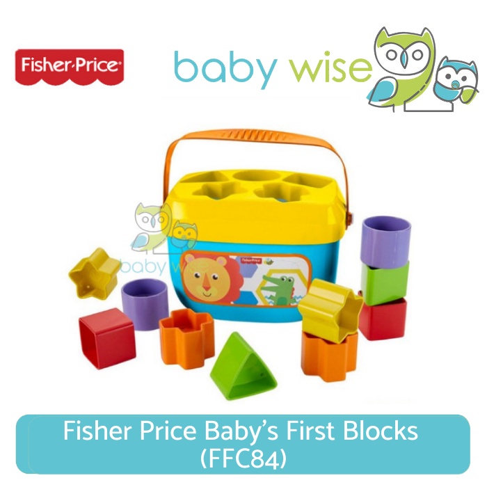 Fisher Price Baby's First Blocks - Mainan Edukasi Anak Bayi Balita