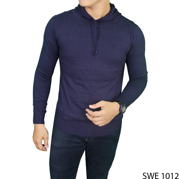 Sweater Casual Pria Rajut Dongker – SWE 1012