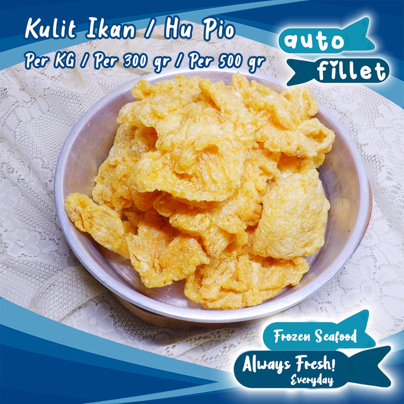 

KULIT IKAN HUPIO FRY FISHMAW GORENG KEMASAN 100 300 GR