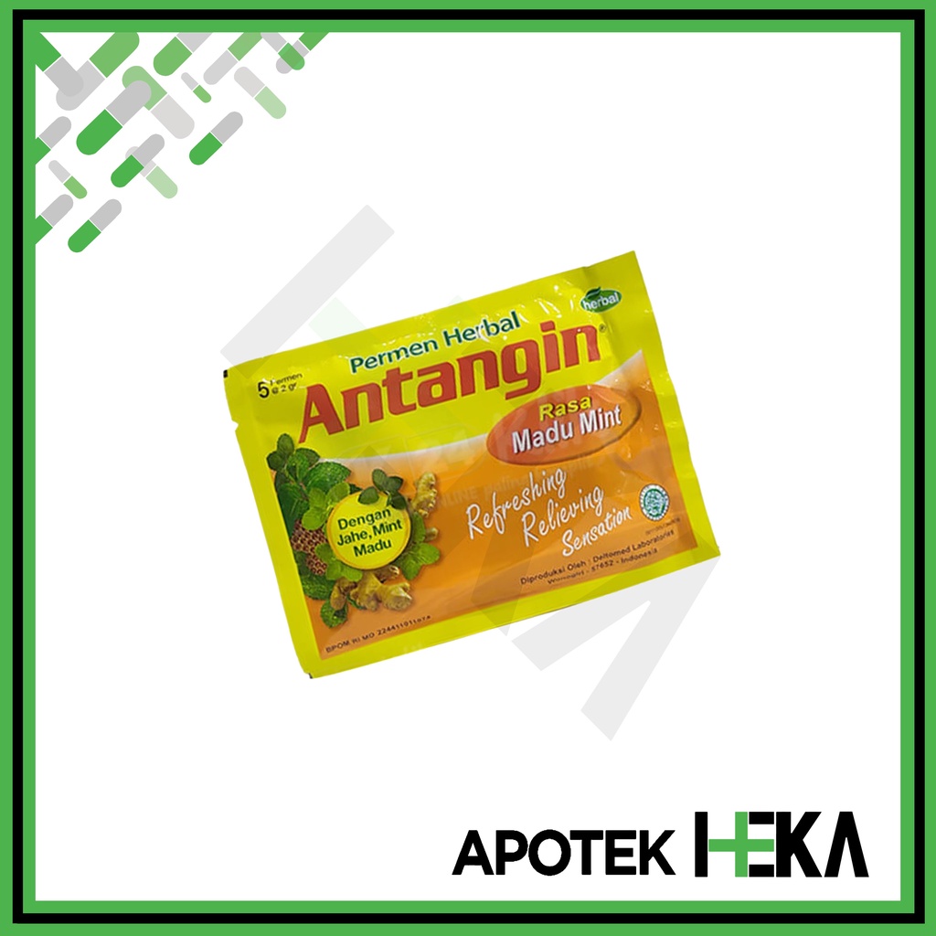 Antangin Candy Sachet isi 5 - Permen Herbal Tenggorokan (SEMARANG)