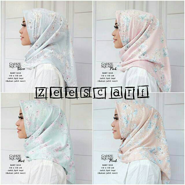 BIG PROMO SALE Jilbab Segi Empat / Jilbab Segi Empat Motif / Gadize Square