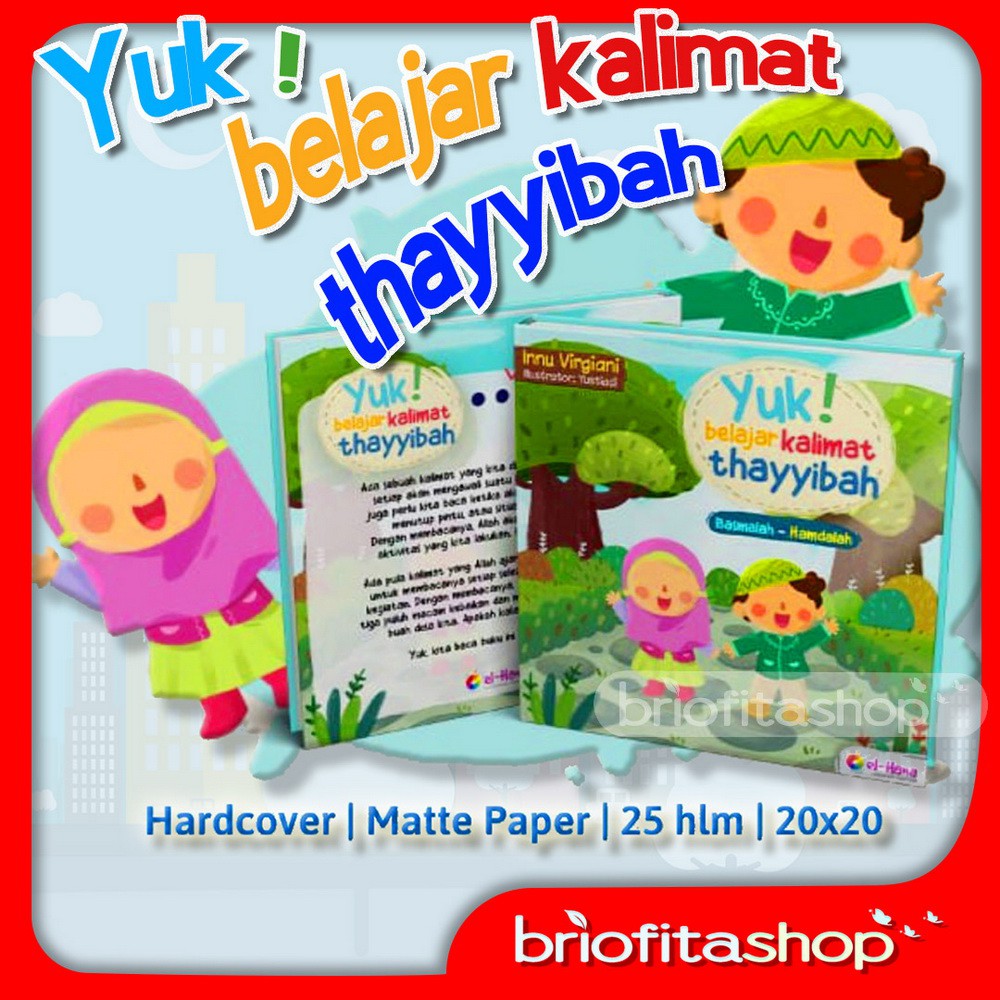 Buku Anak Muslim Yuk Belajar Kalimat Thayyibah Shopee Indonesia