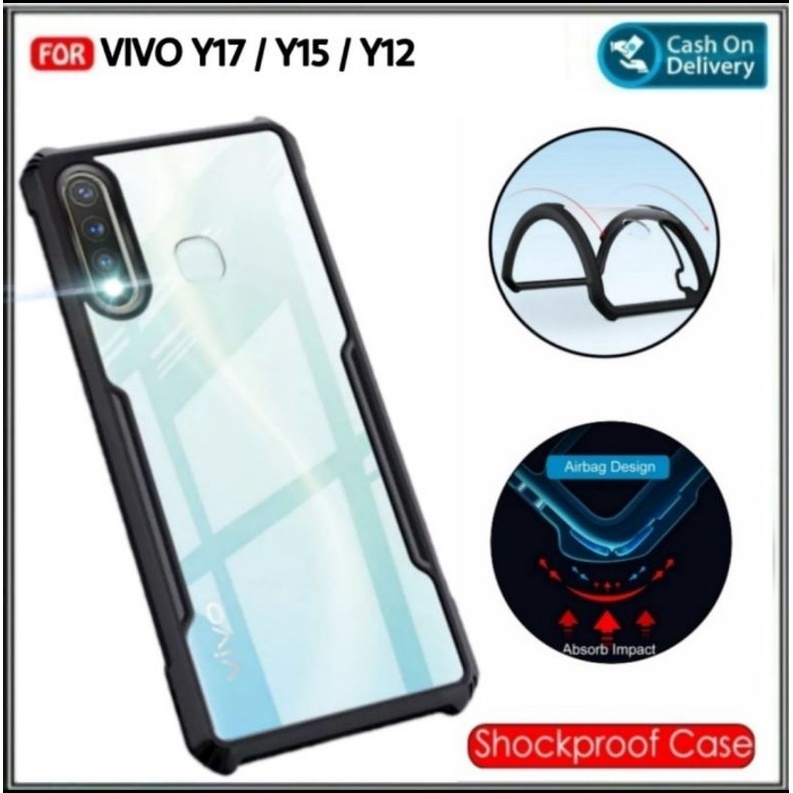 Case Vivo Y75 5G V21 4G 5G V21E Y73 Y50 Y30 Y30i Y30s Y21 Y21s Y33s Y51 Y51A Y53s Y91 Y93 Y95 Y91C Y20 Y20i Y20s Y20sG Y12s V20 SE Y12 Y15 Y17 Y19 Y15s V19 S1 Pro Hard Soft Fusion Armor Shockprooft TPU HD Trasnparan Acrylic Casing HP Cover + Ring Holder