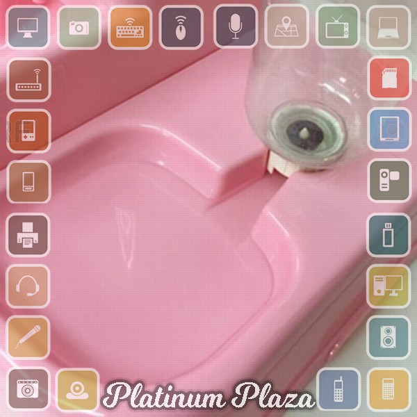 MierrPet Home Tempat Makan Anjing Kucing Automatic Pet Food Dispenser PET0640 - Blue`1T5UBK-