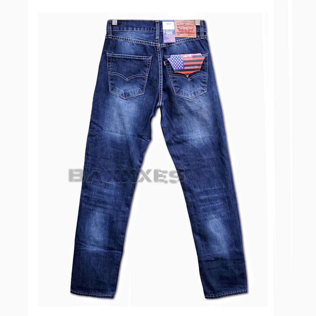 Jeans Levi's 505 | Jeans Pria | Prussian Blue | 505AUUSA01