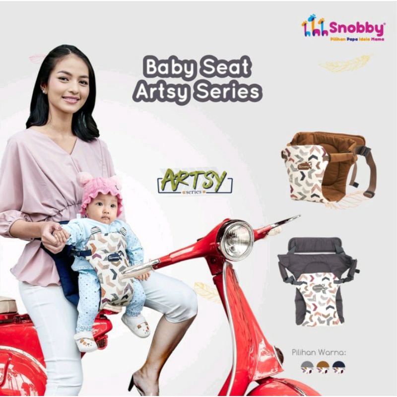 Snobby Bayi Baby Seat Artsy Series / Gendongan Pinggang Bayi / SNOBBY BABY SEAT TPG 5843